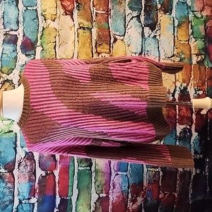 💋🔥Nine West Brown Pink Sweater AS IS